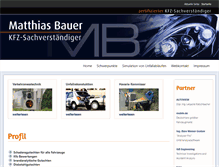 Tablet Screenshot of bauer-kfzsv.firma.cc